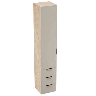 Шкаф однодверный с ящиками L223