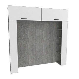 Ниша для кровати с секциями LG-407.44