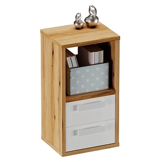 Cтеллаж сквозной книжный  с ящиками E802