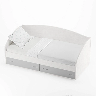 Кровать односпальная с ящиками P902N, 90x190