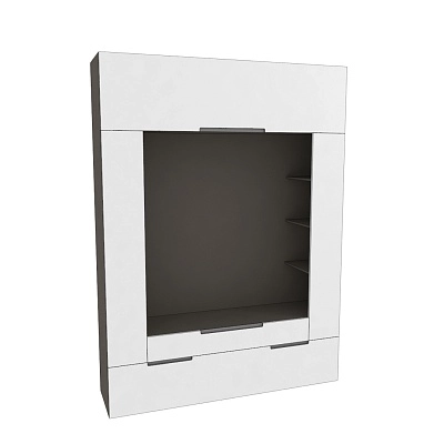 Секция для ТV, фасады в эмали LE406.44