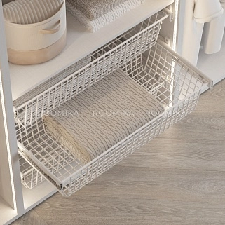 BELLE Корзина для белья 900 мм, цвет белый, BE90BAWH