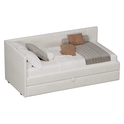 Кровать со вторым выдвижным спальным местом LINE М2