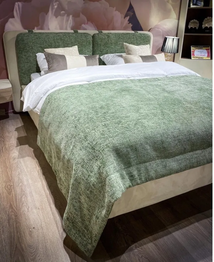 Кровать двуспальная мягкая СТЕНЛИ, 160x200