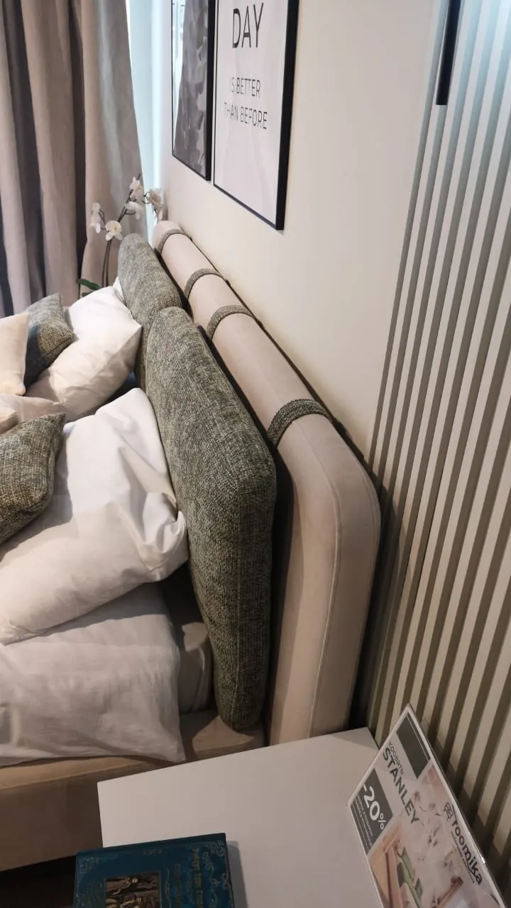 Кровать двуспальная мягкая СТЕНЛИ, 160x200