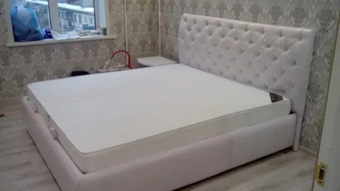 Кровать двуспальная мягкая МИРА с подъемным механизмом, 160x200
